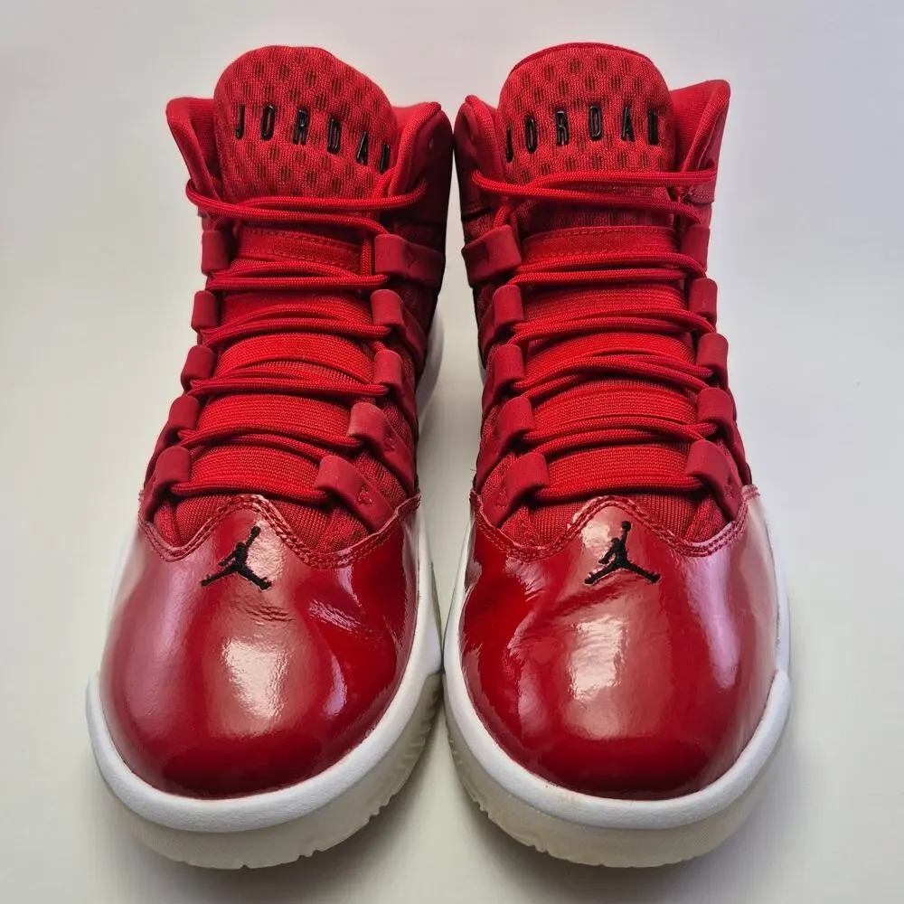 JORDAN "Max Aura" Red Basketball Shoes Mens Size 7.5 - Picture 4 of 12